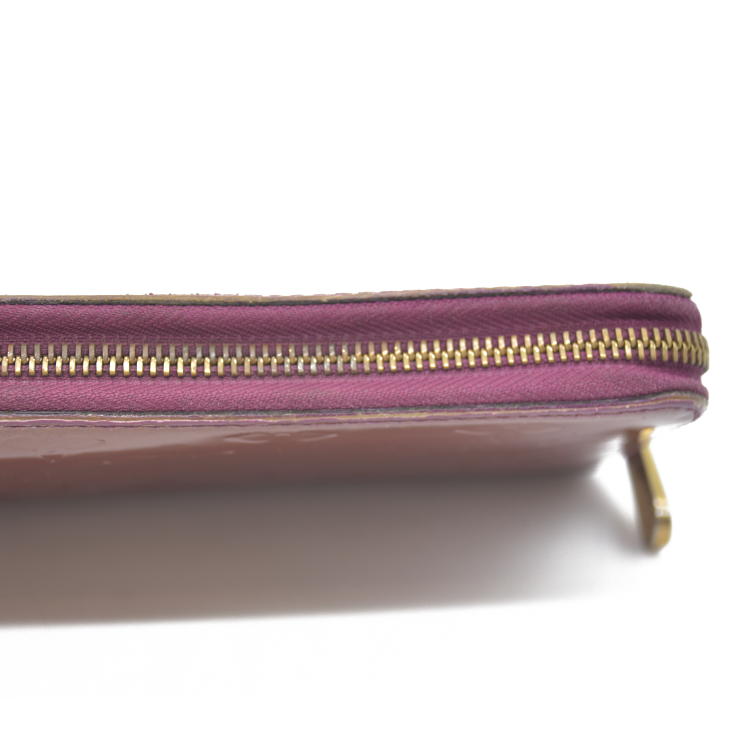 LOUIS VUITTON Monogram Vernis Zippy round zipper Long Wallet CA0098