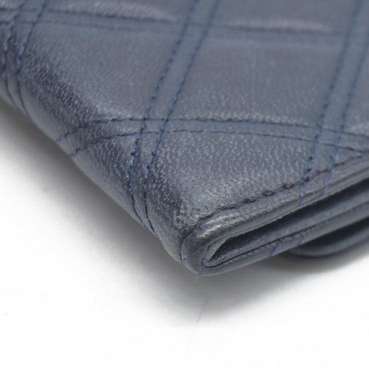 AUCTION $525 Chanel Interlocking CC Logo Card Holder