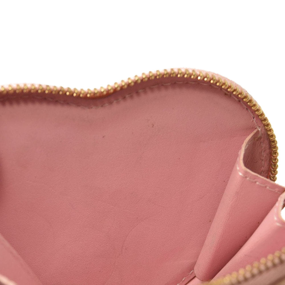 USED $590 Louis Vuitton Baby Pink Monogram Heart Coin Purse