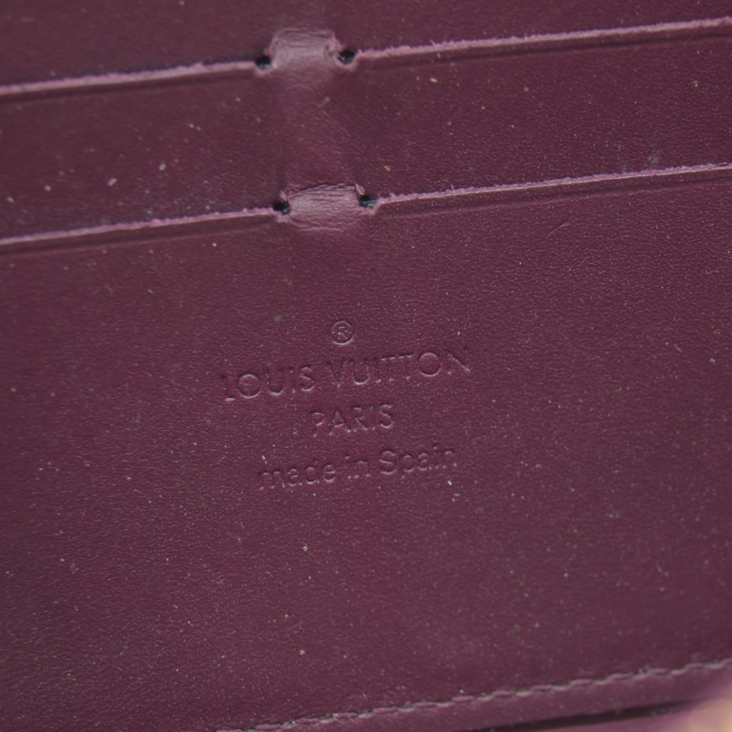 LOUIS VUITTON Monogram Vernis Zippy round zipper Long Wallet CA0098