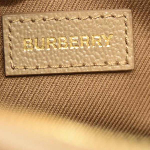 AUCTION $1450 Burberry Calfskin Vintage Check Small Camera Bag Archive Beige