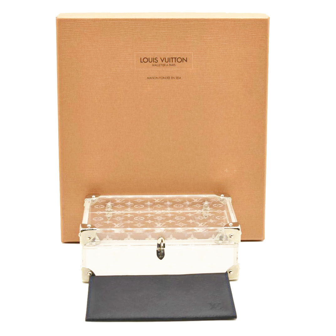 LOUIS VUITTON Transparent Plexiglass Mini Trunk