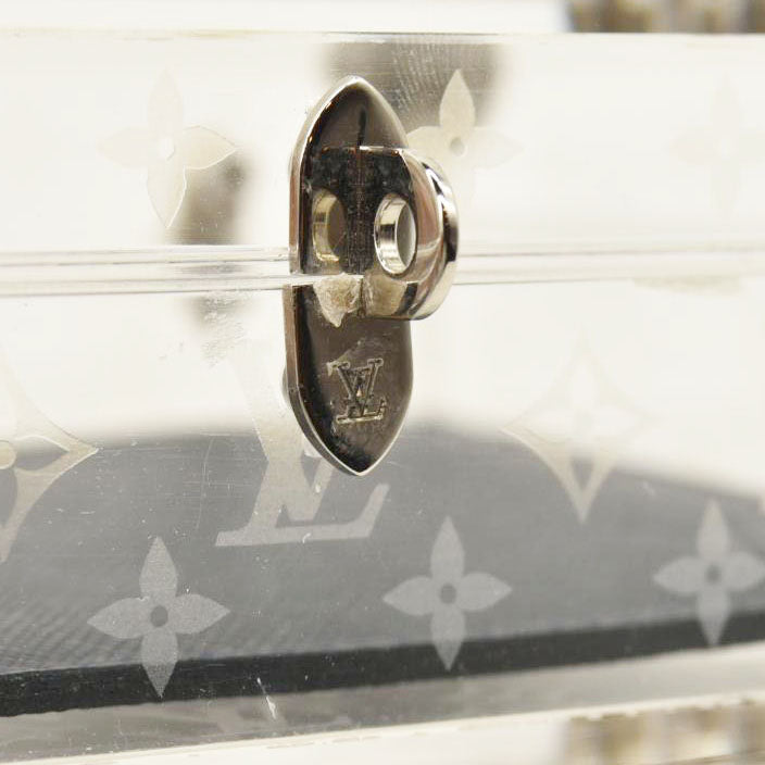 LOUIS VUITTON Transparent Plexiglass Mini Trunk