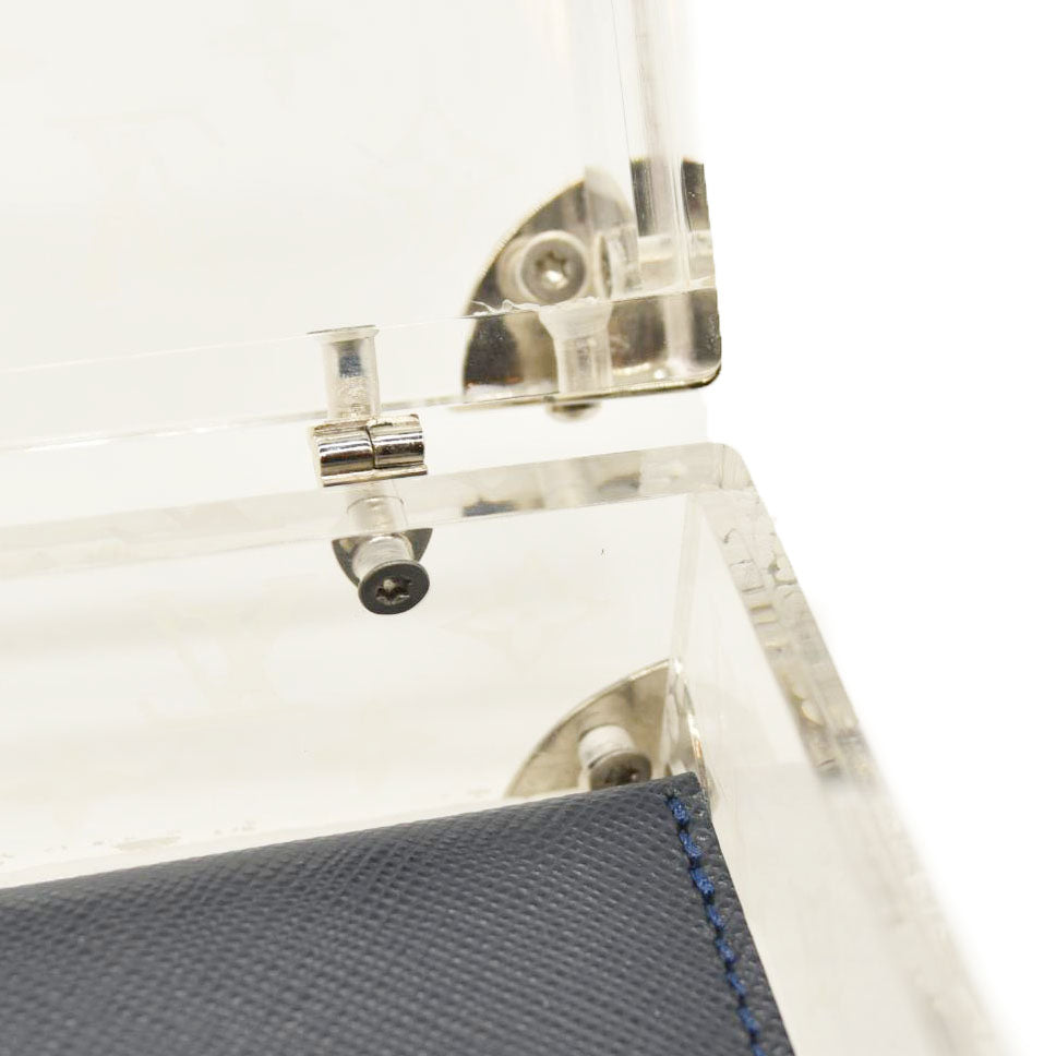 LOUIS VUITTON Transparent Plexiglass Mini Trunk