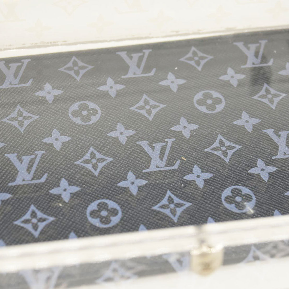 LOUIS VUITTON Transparent Plexiglass Mini Trunk
