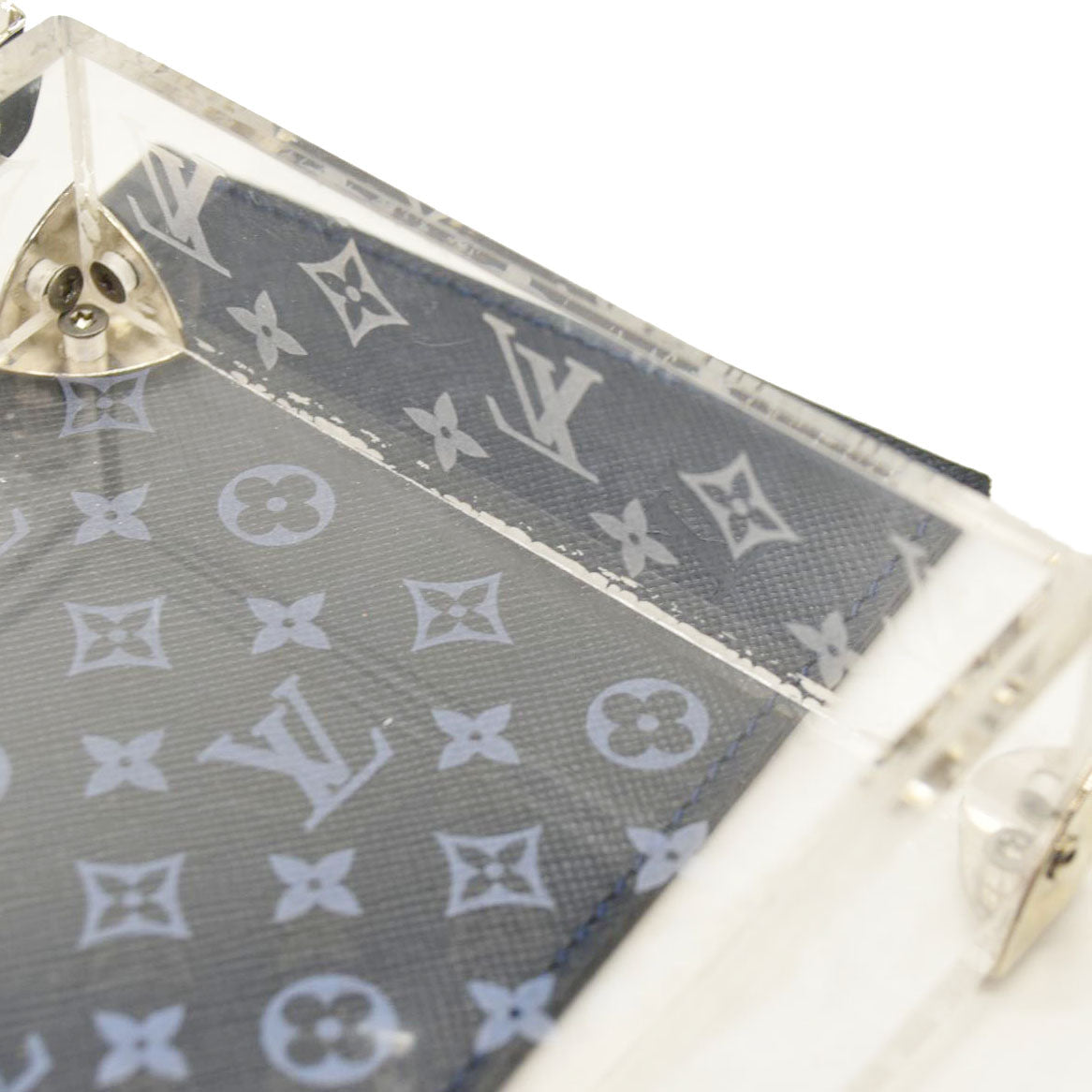 LOUIS VUITTON Transparent Plexiglass Mini Trunk