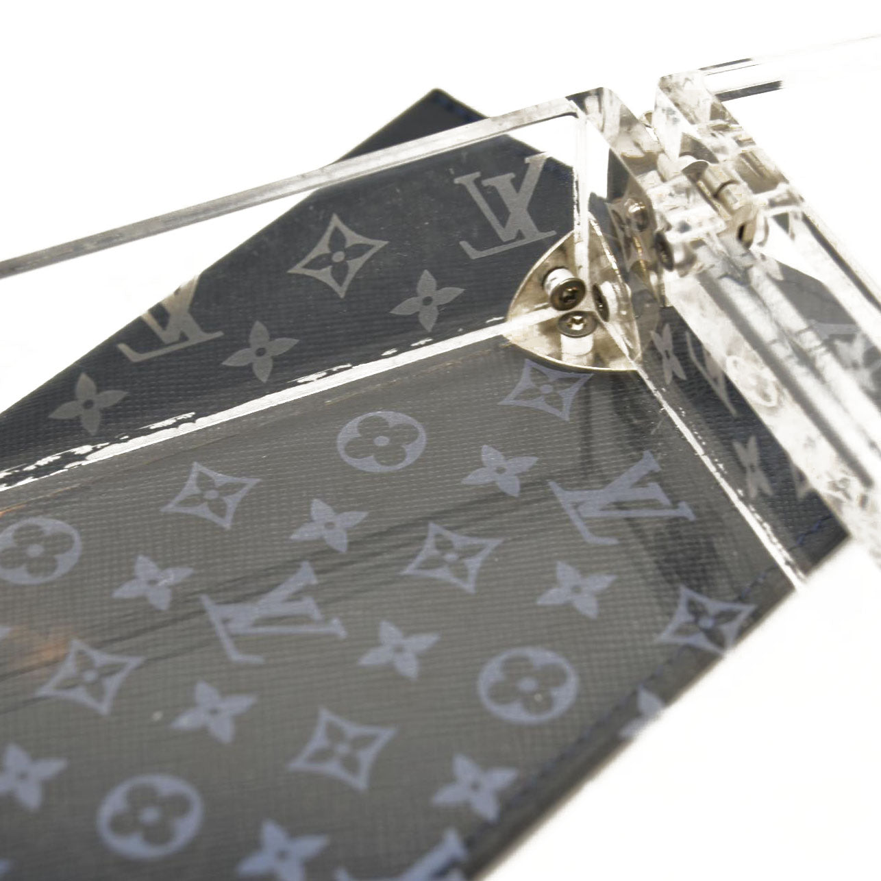 LOUIS VUITTON Transparent Plexiglass Mini Trunk