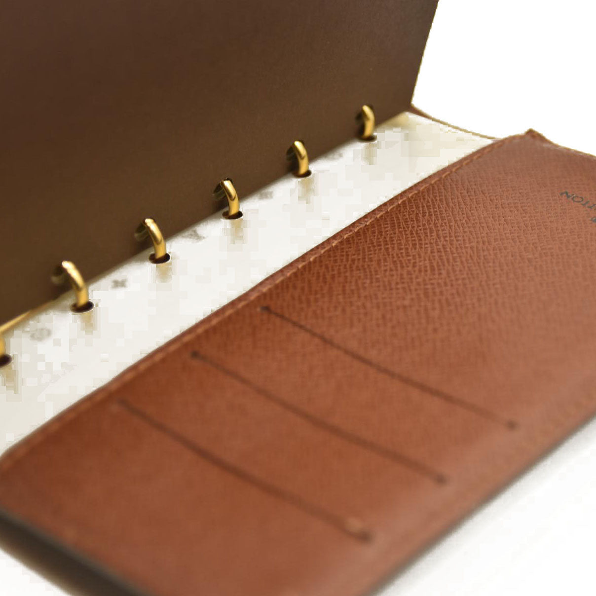 Louis Vuitton  Monogram Medium Ring Agenda Cover CA0051