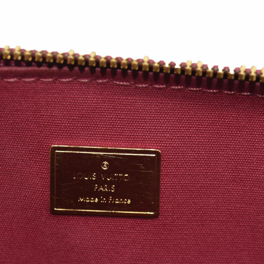 LOUIS VUITTON  Patent Monogram Alma BB Magenta