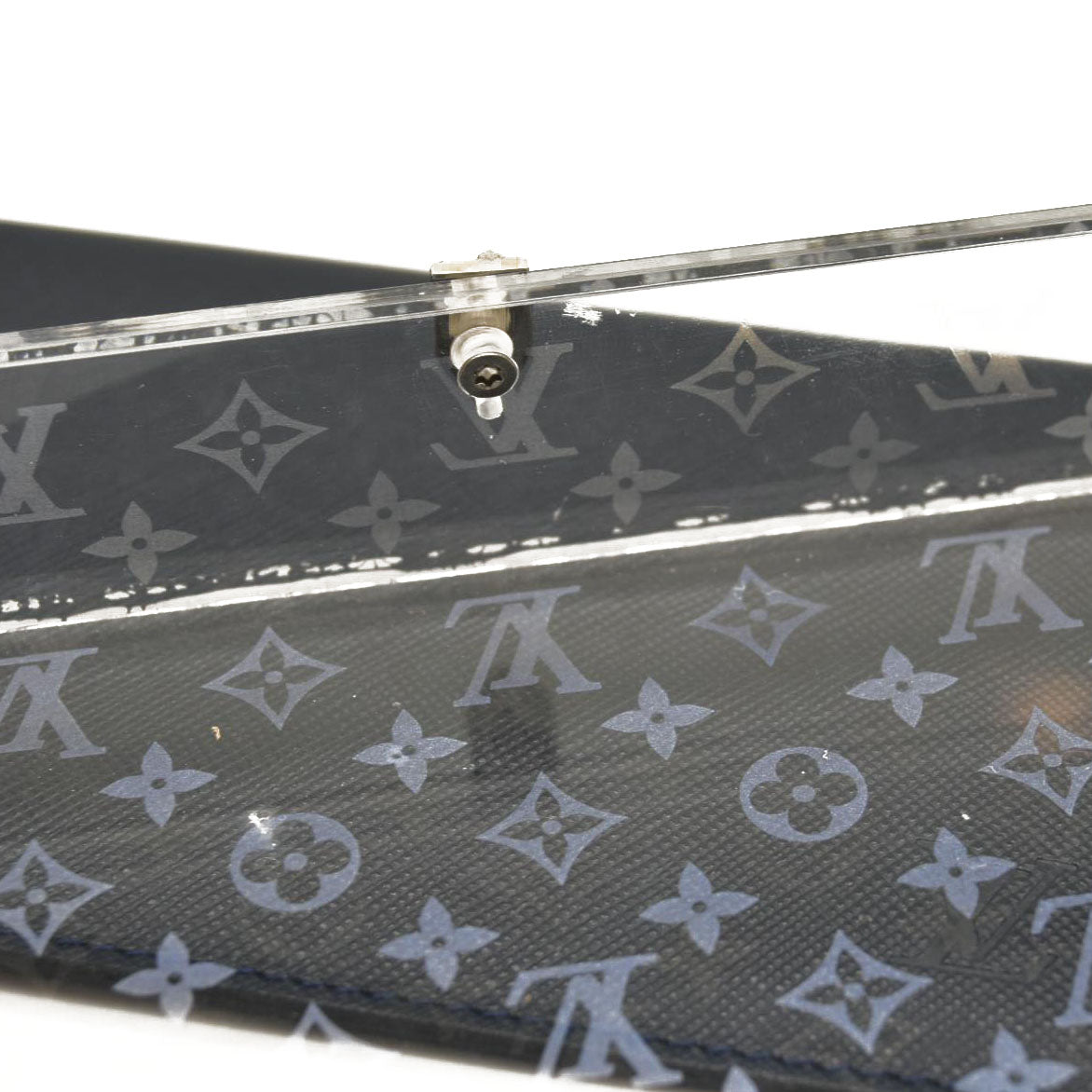 LOUIS VUITTON Transparent Plexiglass Mini Trunk