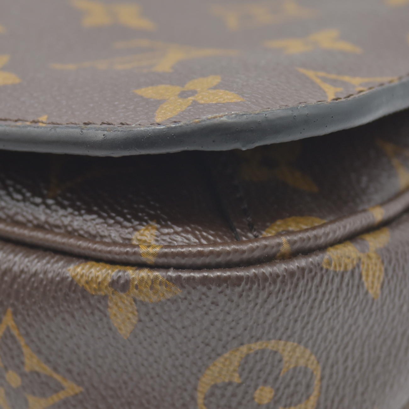$2760 2019 Louis Vuitton Monogram Braided Pochette Metis Safran DU2109