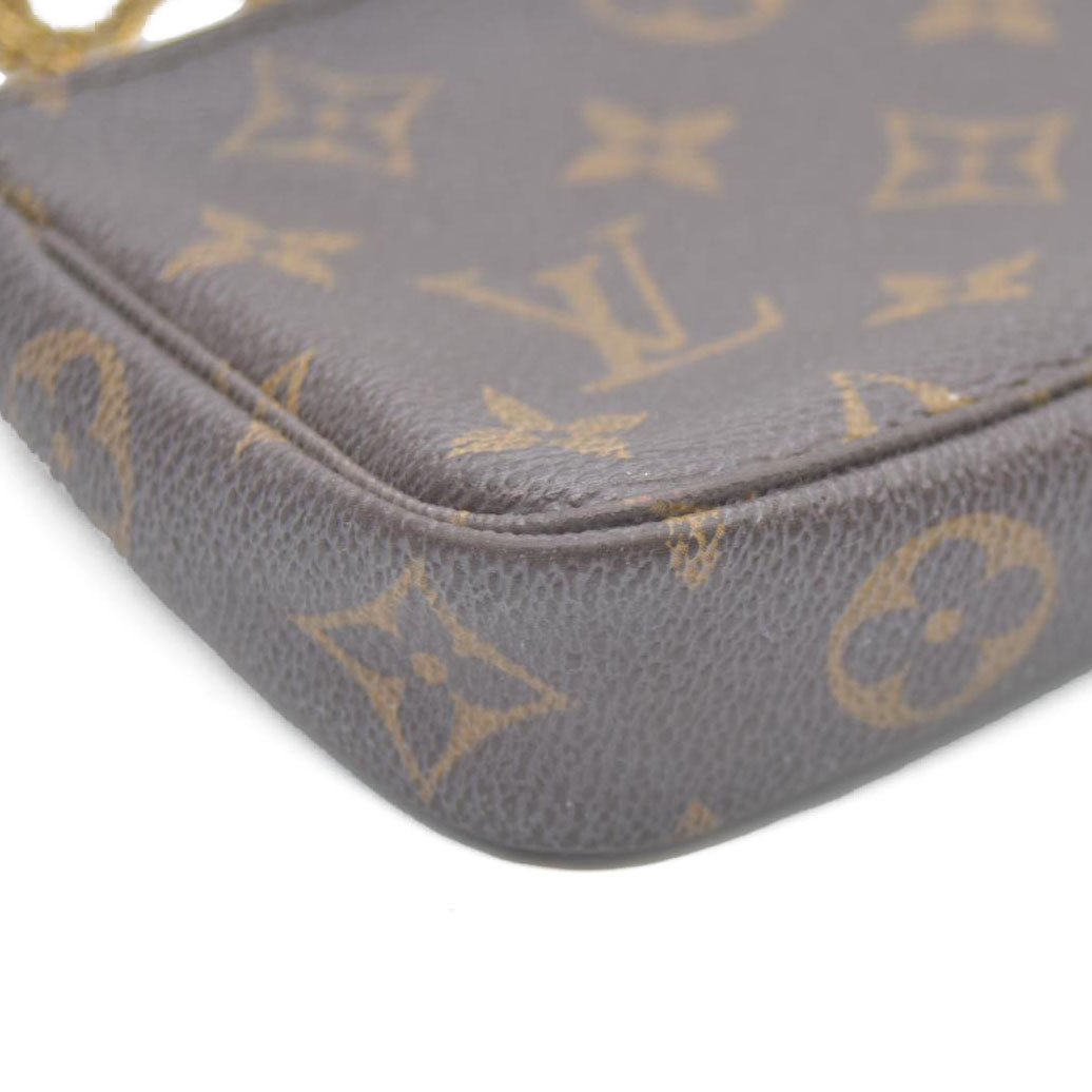 LOUIS VUITTON Mini Pochette Accessoires Monogram Handbag FL1026