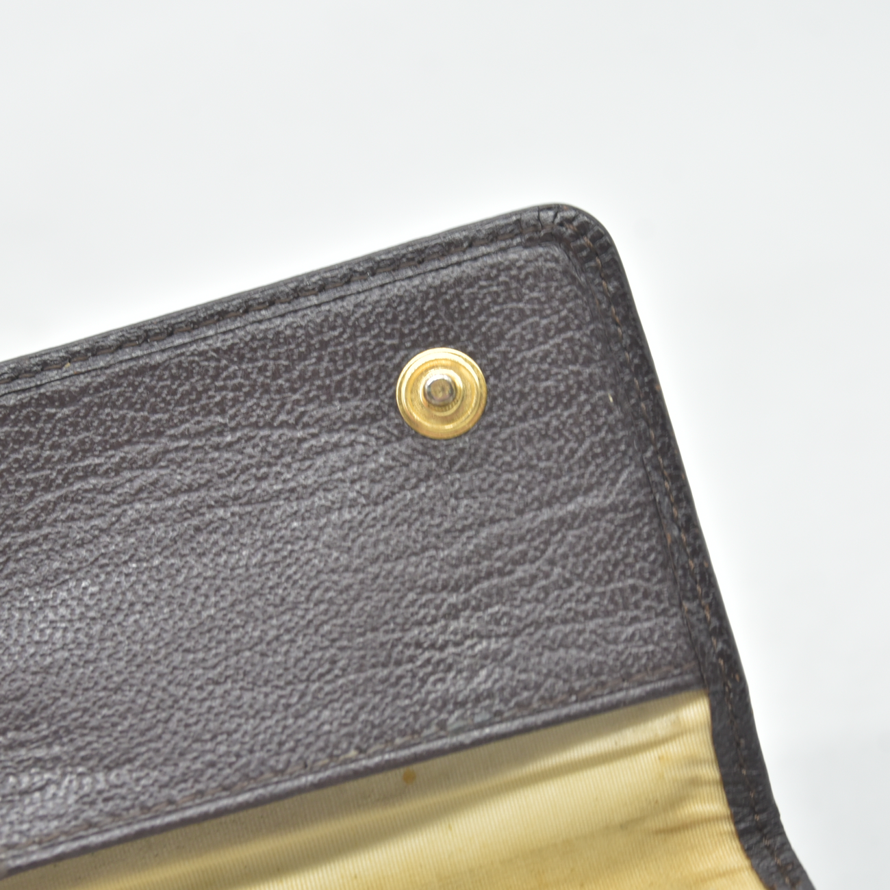 CHANEL COCO Mark Leather Key Case Key Holder Brown