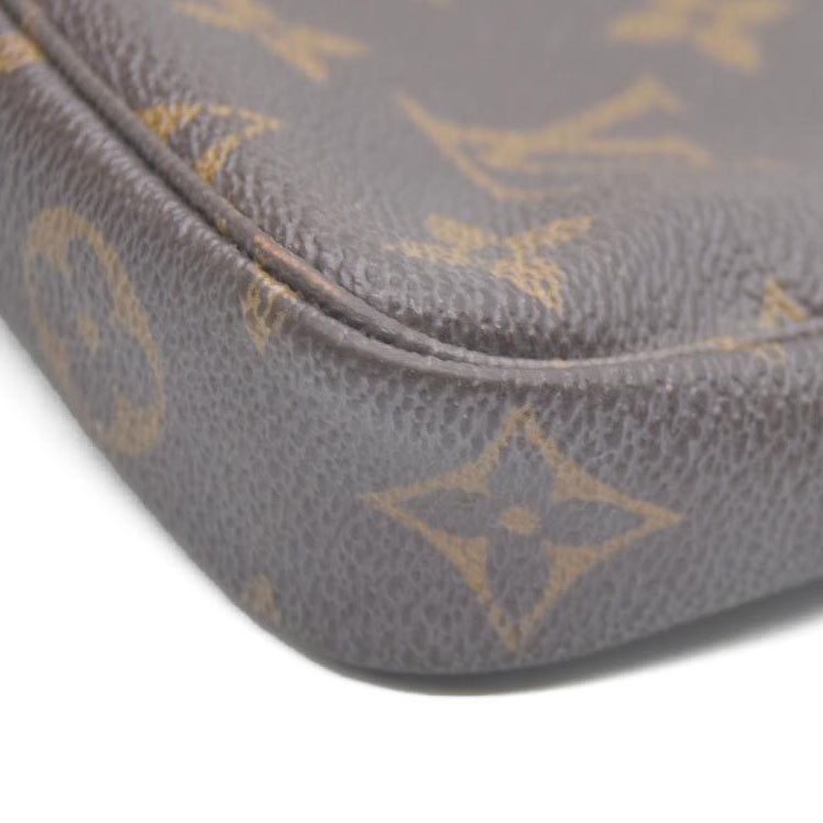 LOUIS VUITTON Mini Pochette Accessoires Monogram Handbag FL1026