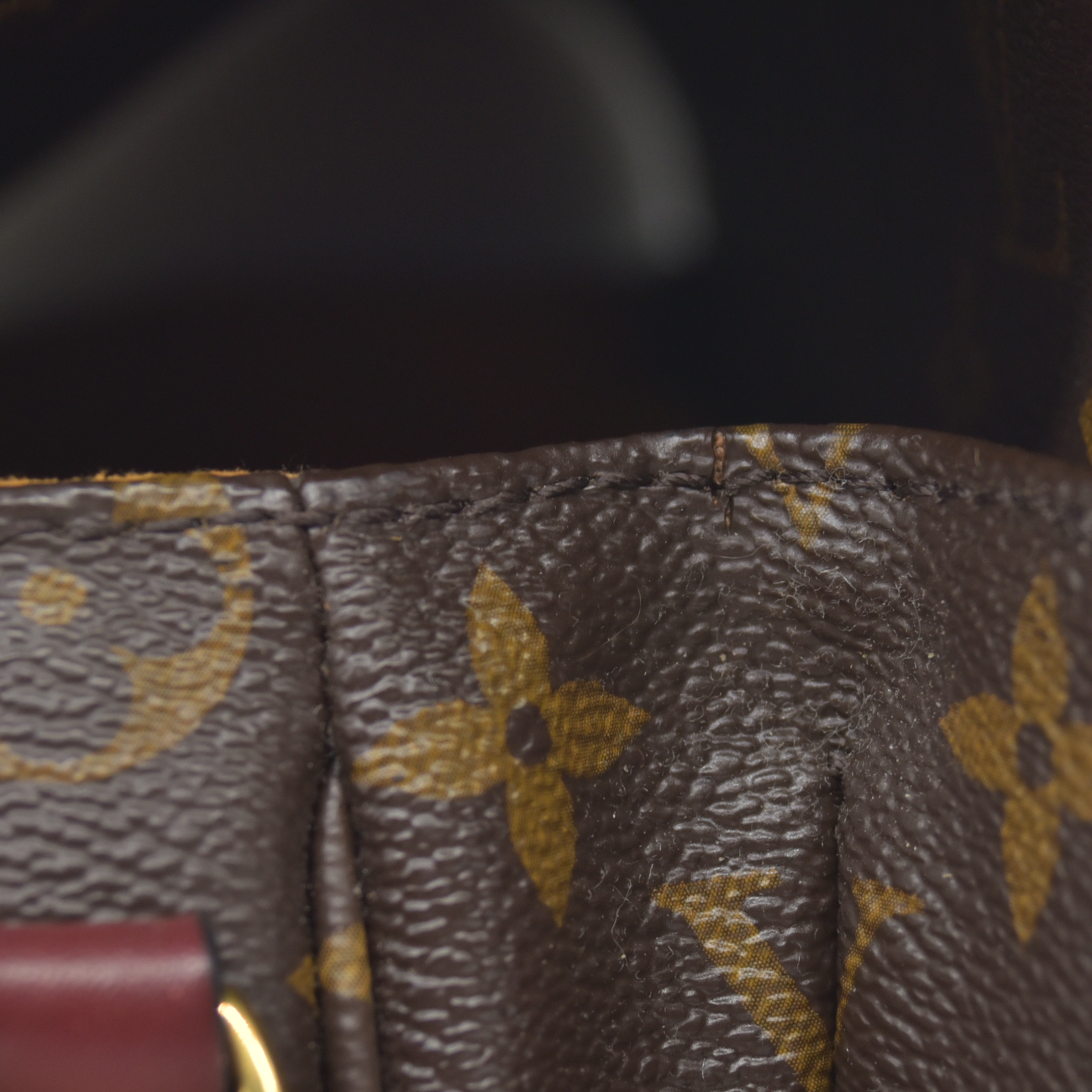 $2760 2019 Louis Vuitton Monogram Braided Pochette Metis Safran DU2109