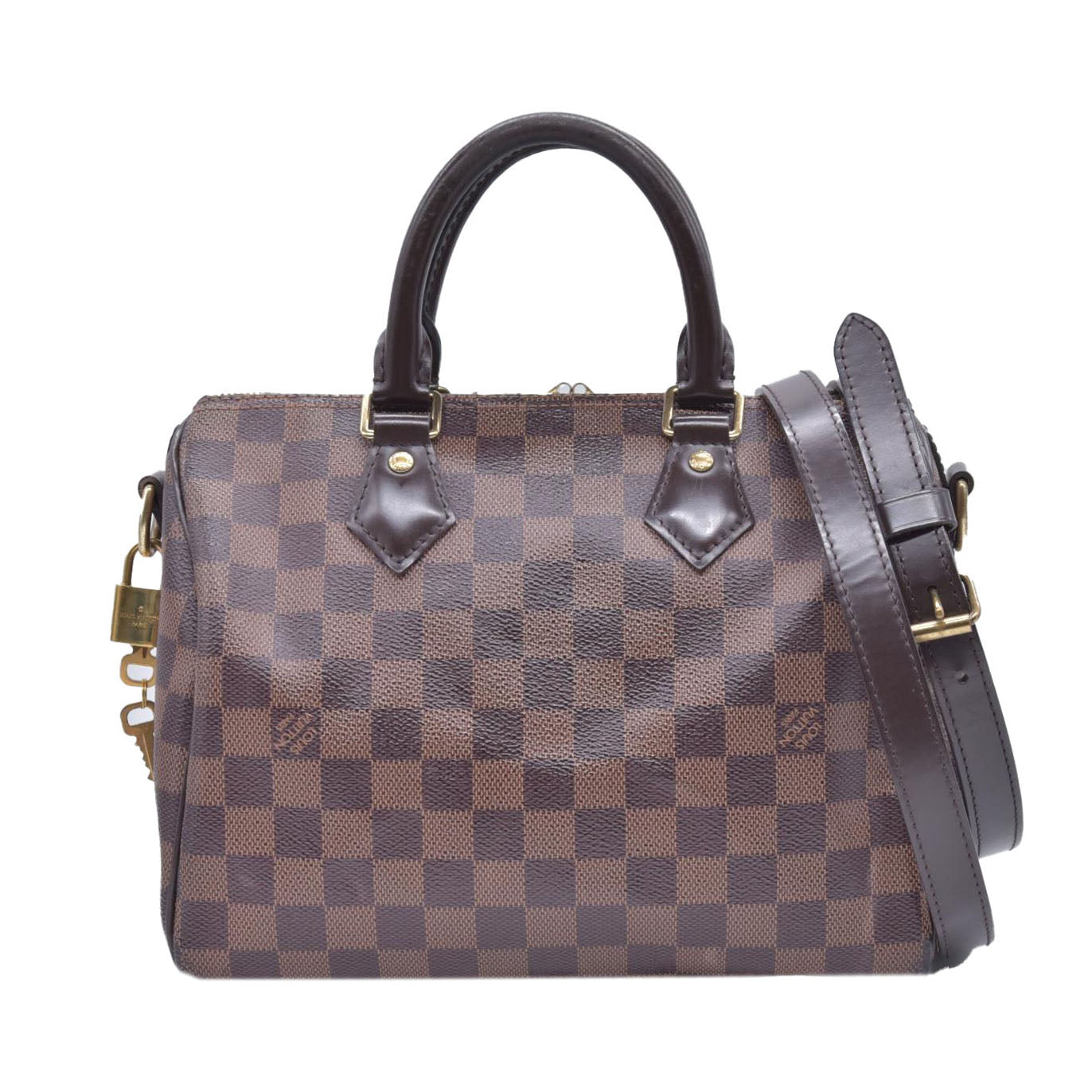 $1980 2020 Louis Vuitton Damier Ebene Speedy Bandouliere 25 AA1220