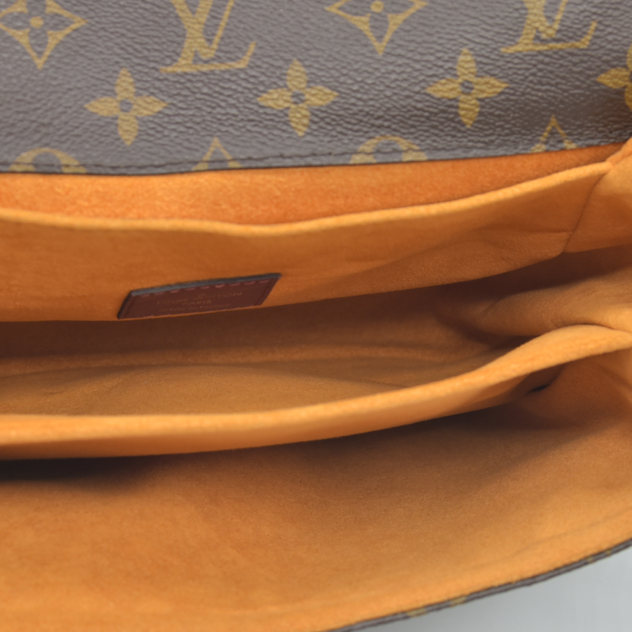 $2760 2019 Louis Vuitton Monogram Braided Pochette Metis Safran DU2109
