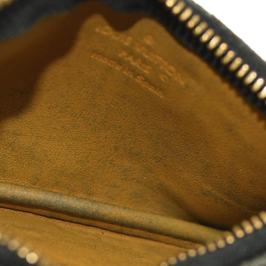 LOUIS VUITTON Denim Neo Key Pouch Black CA1038