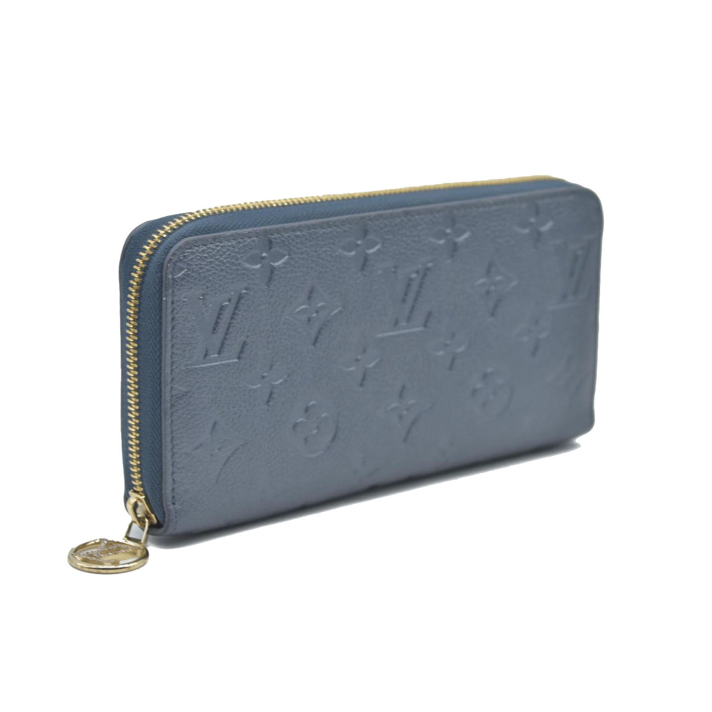 $1170 Louis Vuitton LV Monogram Empreinte Leather Zippy Wallet RFID