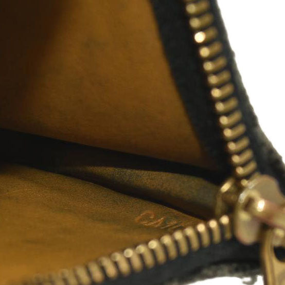 LOUIS VUITTON Denim Neo Key Pouch Black CA1038