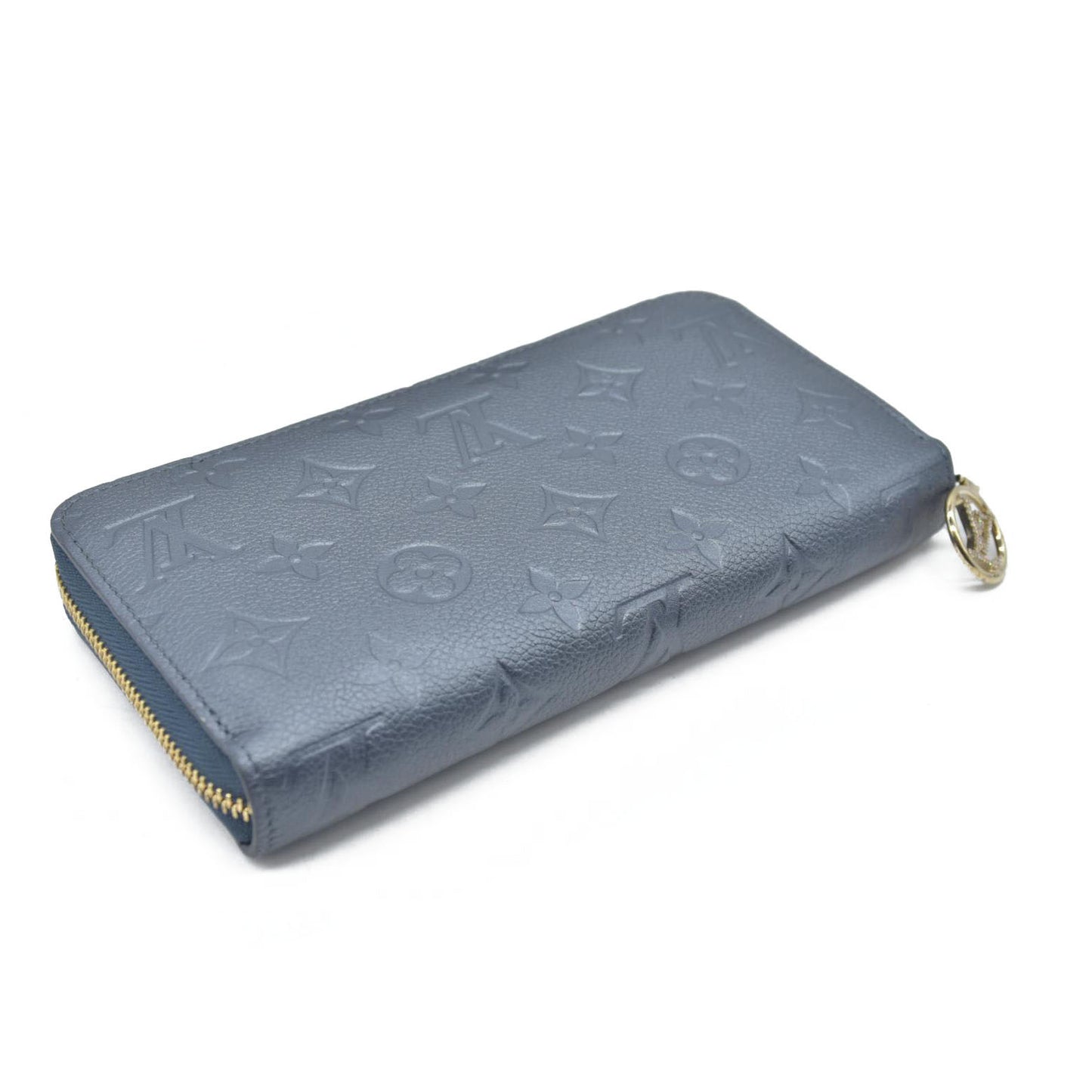 $1170 Louis Vuitton LV Monogram Empreinte Leather Zippy Wallet RFID
