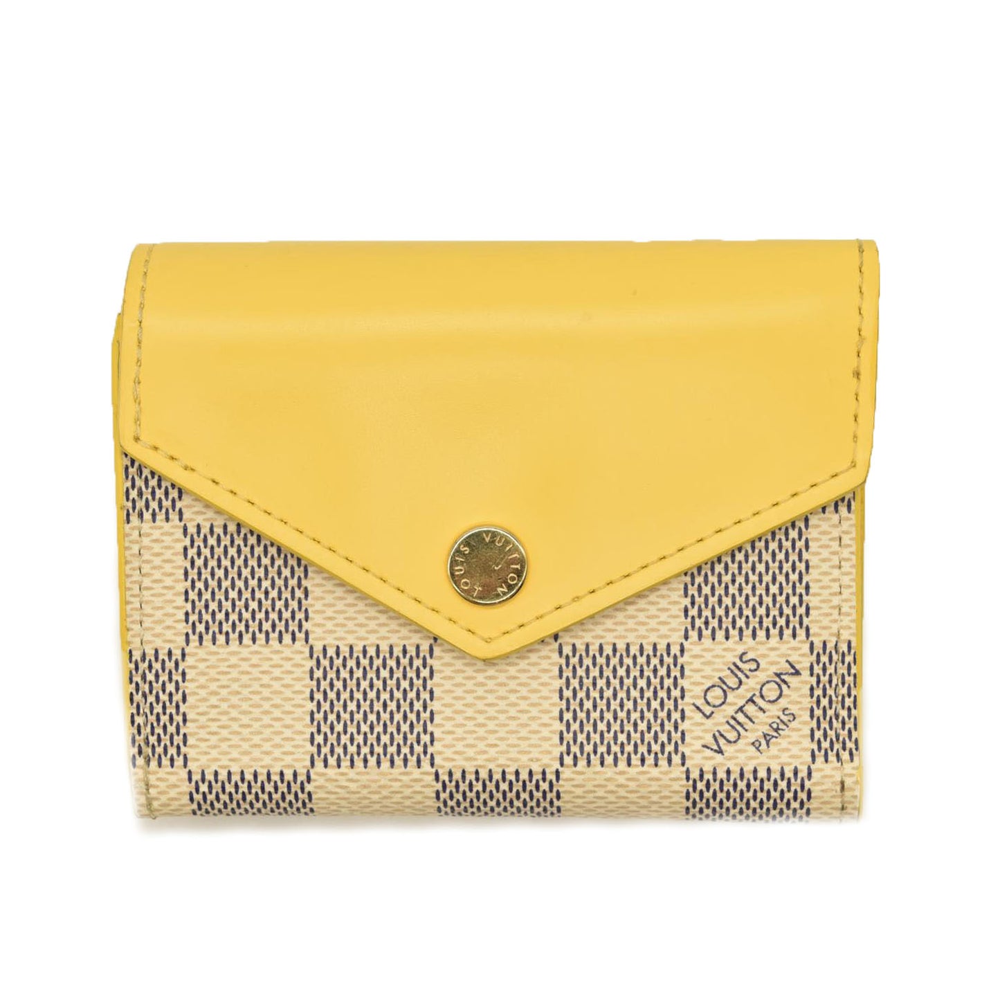 LOUIS VUITTON Damier Azur Zoe Wallet Pineapple  MI1179