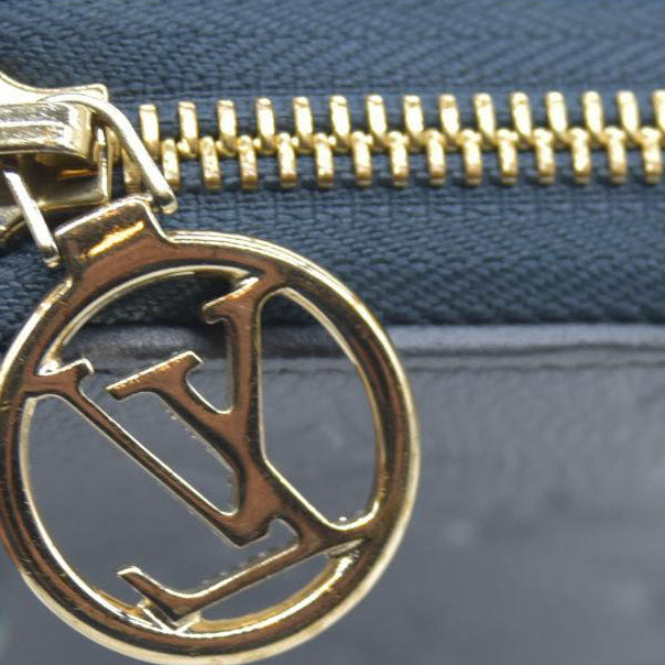 $1170 Louis Vuitton LV Monogram Empreinte Leather Zippy Wallet RFID