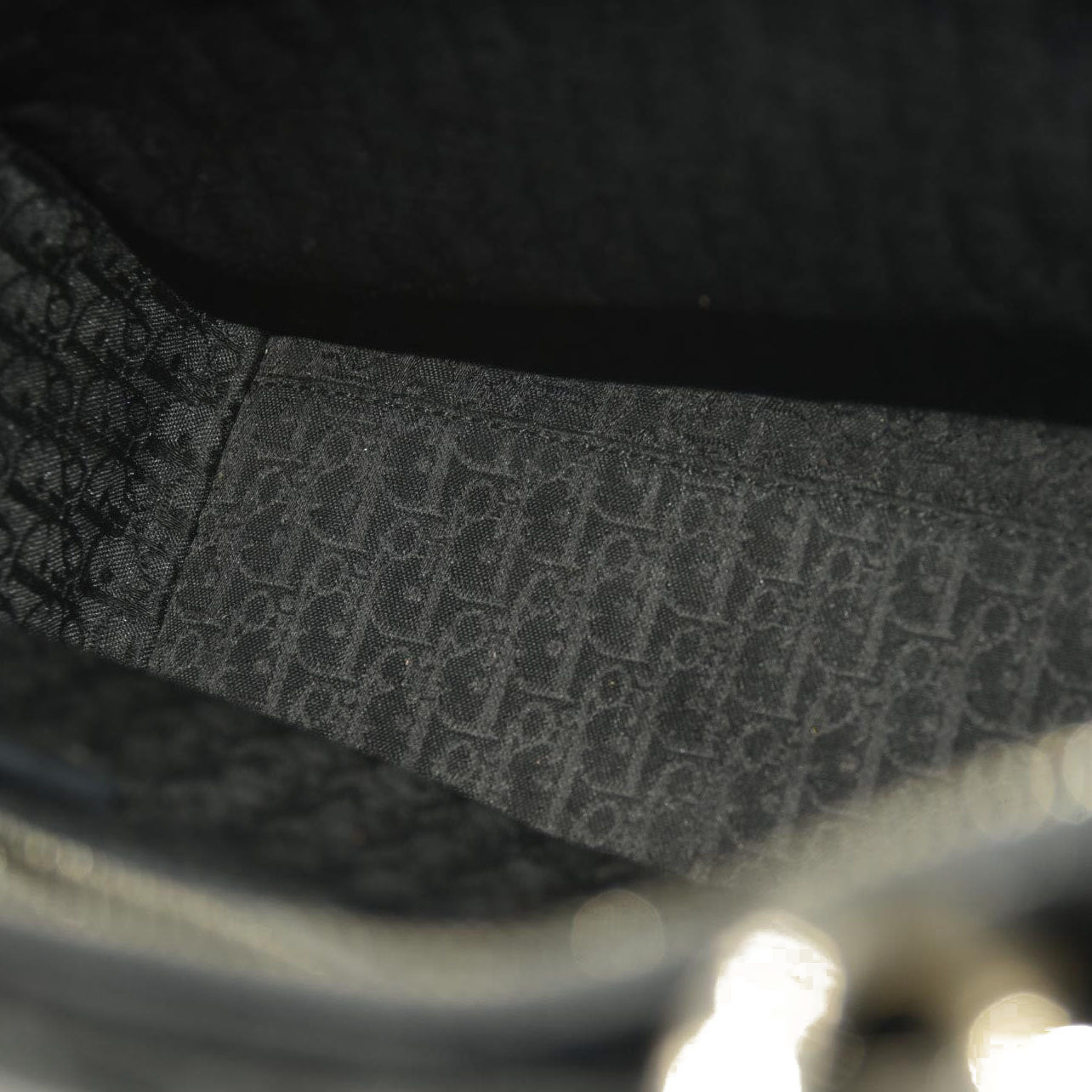 Christian Dior  Patent Cannage Large Lady Dior Black