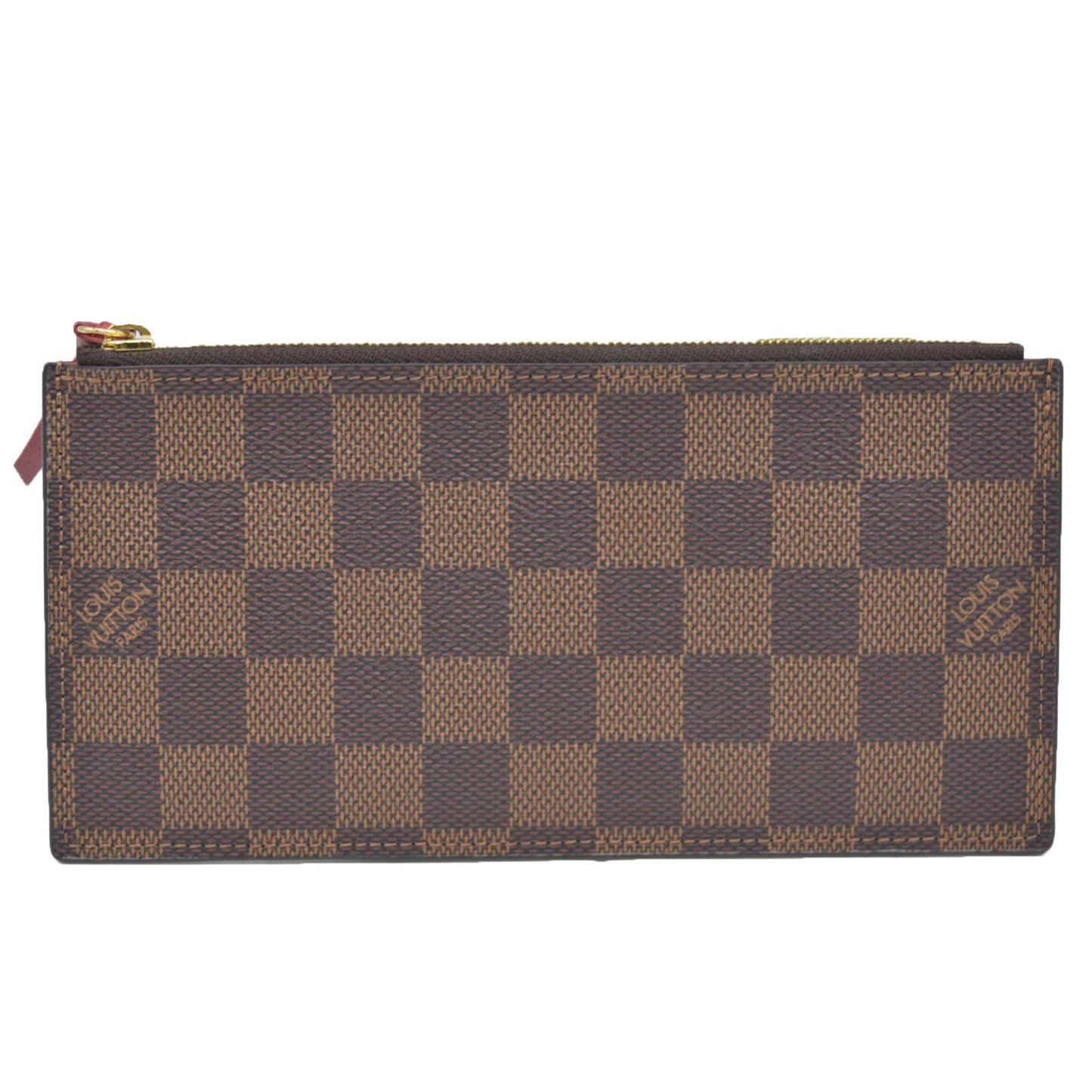 AUCTION $1580 Louis Vuitton Damier Ebene Pochette Félicie Insert Zip Pouch