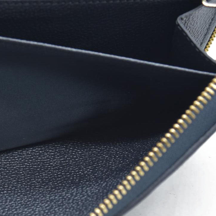 $1170 Louis Vuitton LV Monogram Empreinte Leather Zippy Wallet RFID