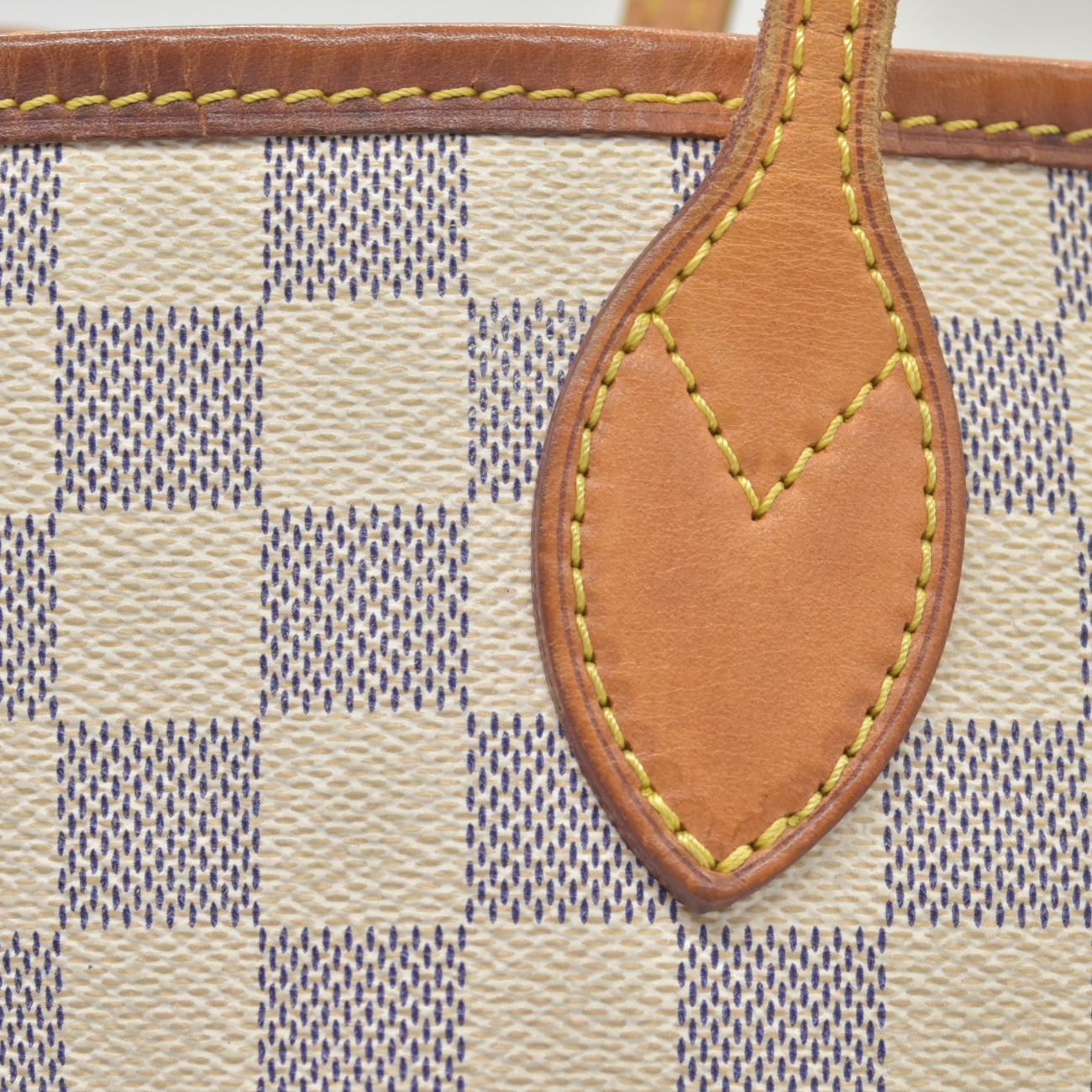 $2130 2014 Louis Vuitton  Damier Azur Neverfull MM AR1134