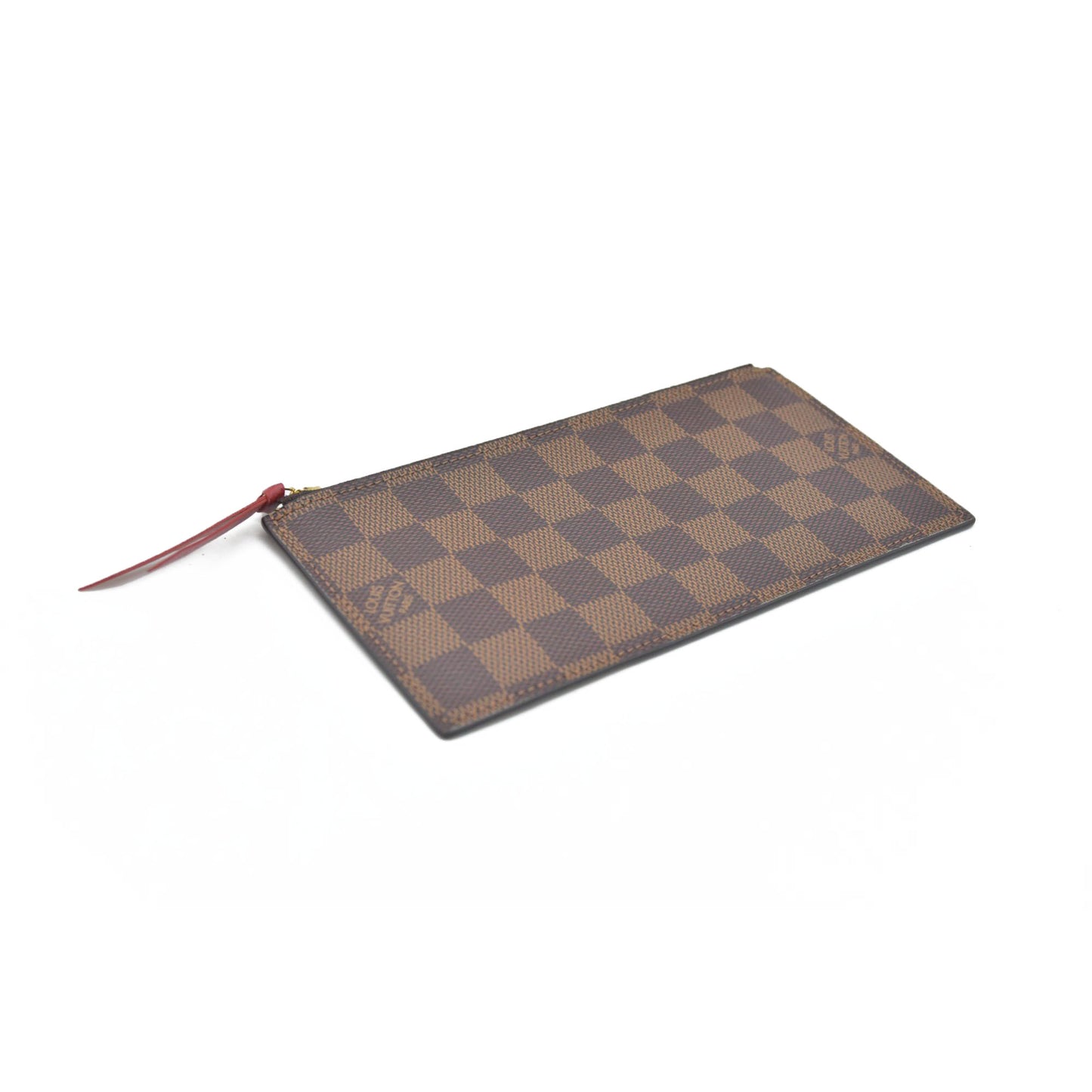 AUCTION $1580 Louis Vuitton Damier Ebene Pochette Félicie Insert Zip Pouch
