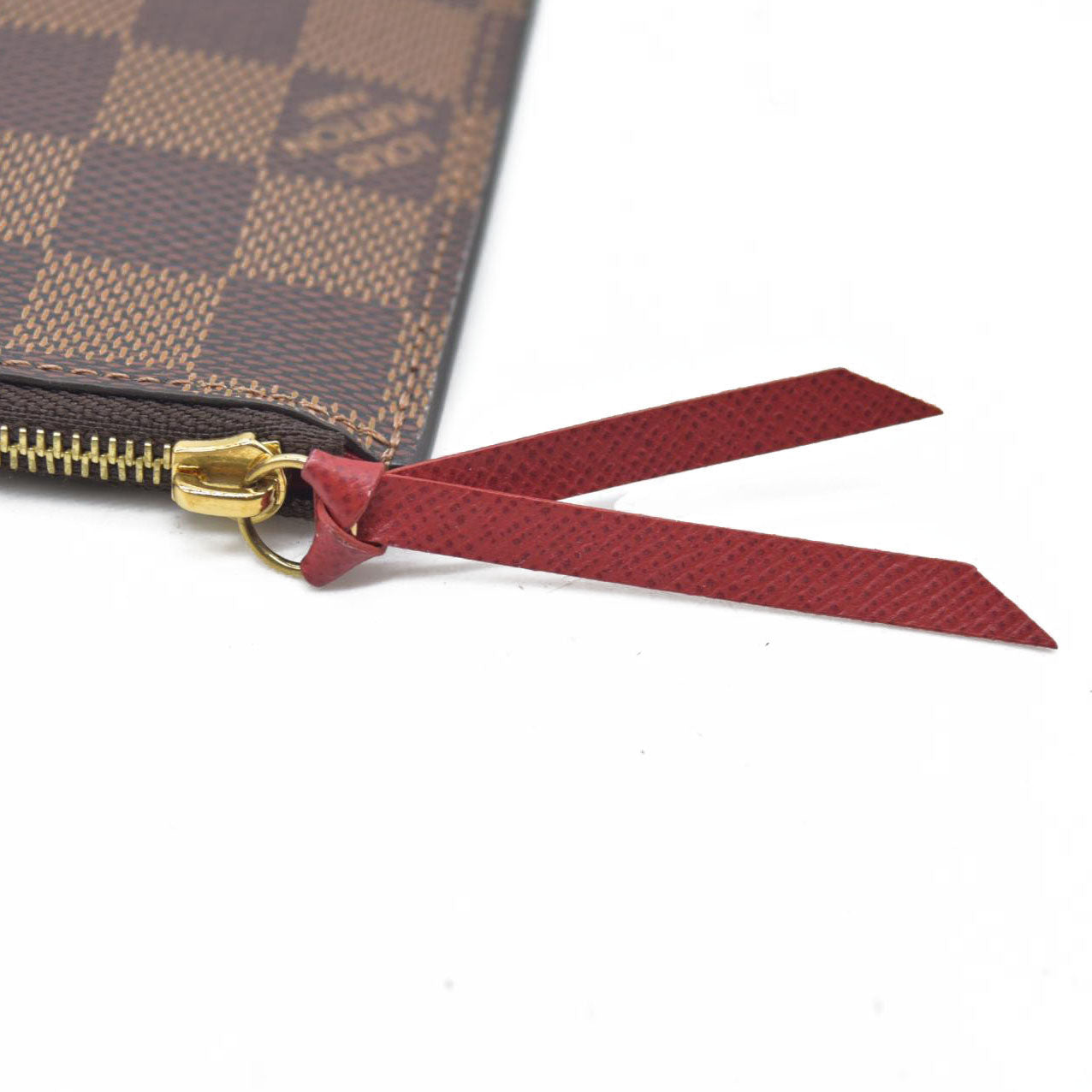 AUCTION $1580 Louis Vuitton Damier Ebene Pochette Félicie Insert Zip Pouch