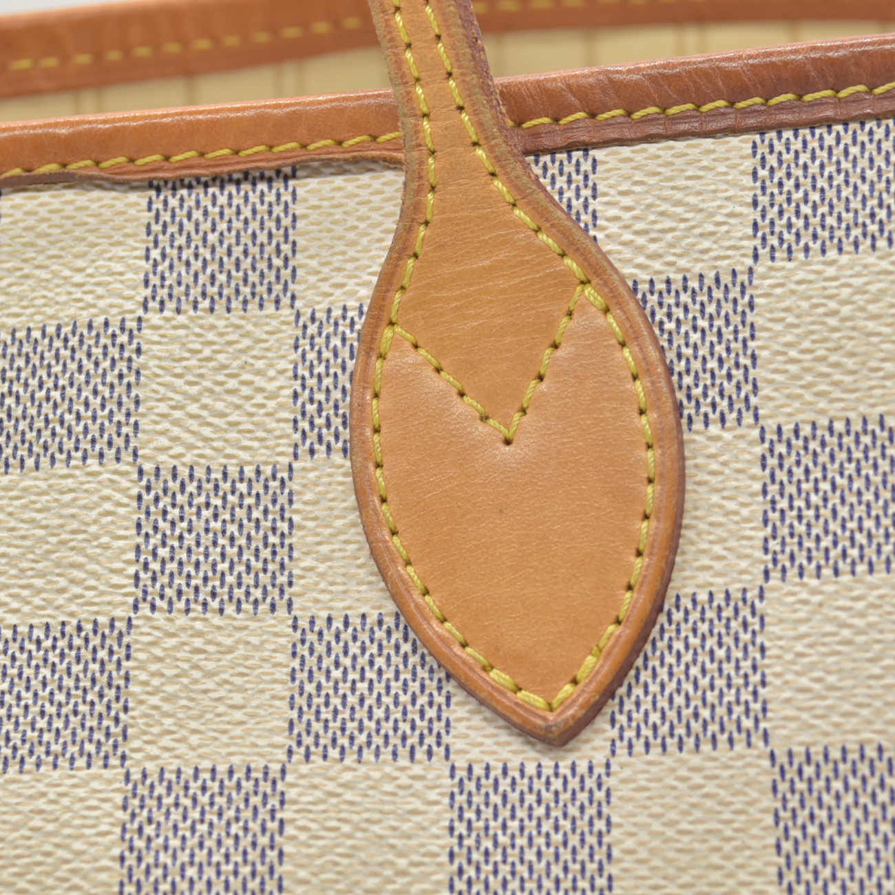 $2130 2014 Louis Vuitton  Damier Azur Neverfull MM AR1134