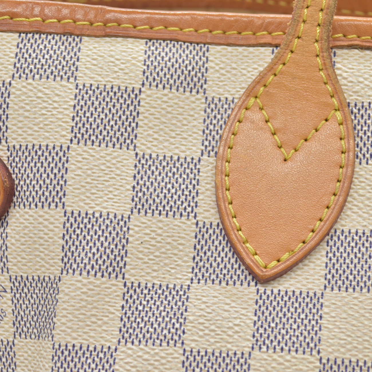 $2130 2014 Louis Vuitton  Damier Azur Neverfull MM AR1134