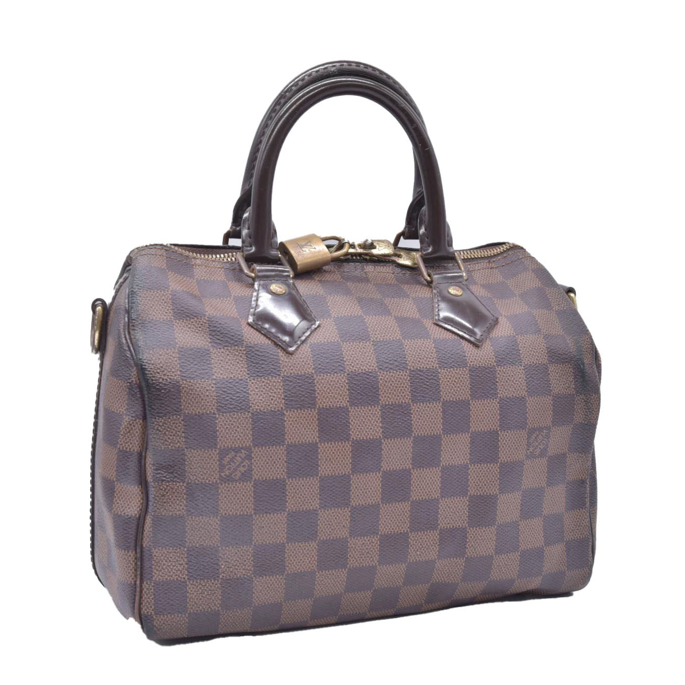 $1980 2016 Louis Vuitton Damier Ebene Speedy Bandouliere 25 CT3186