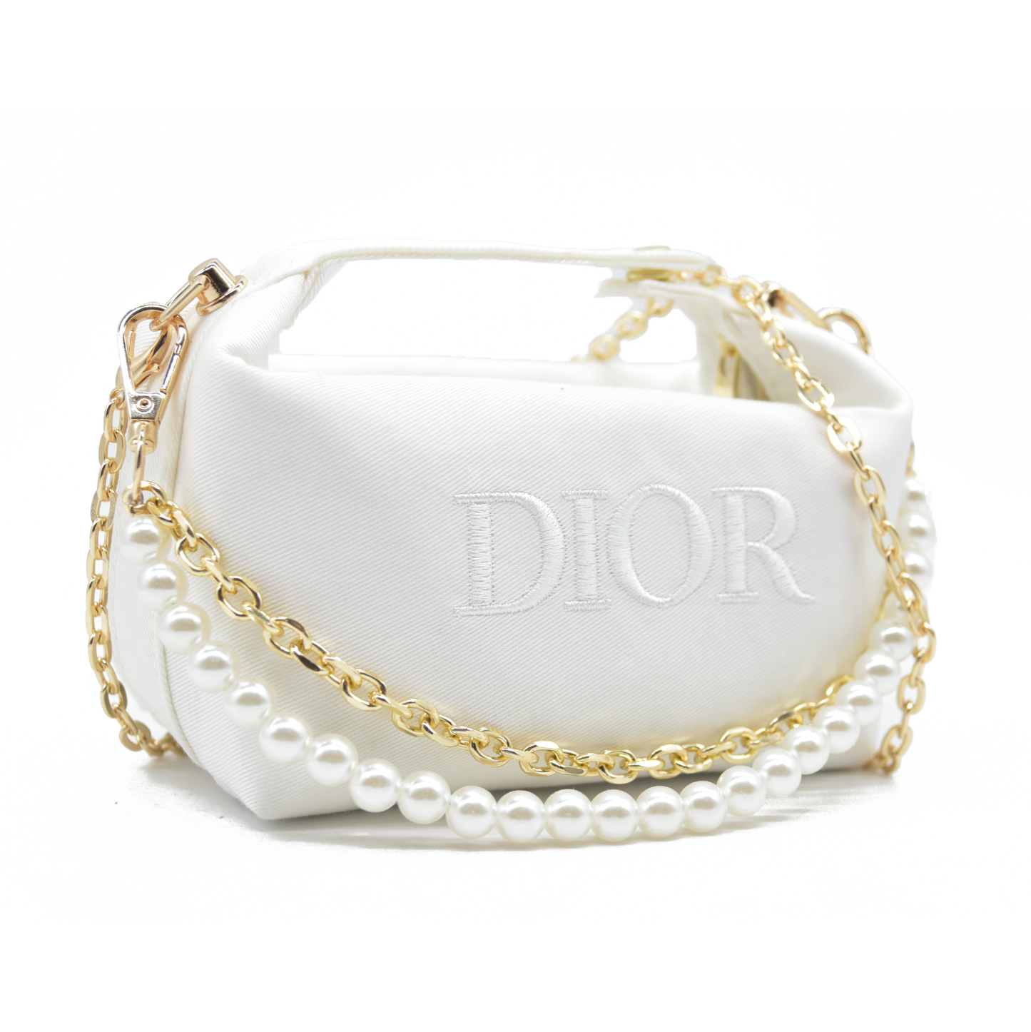 Christian Dior GWP Cosmetic Makeup Bag Pouch With Top Handle MODIFIED