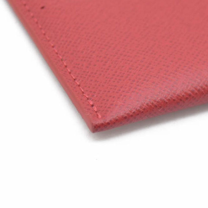 AUCTION Louis Vuitton  Calfskin Pochette Felicie Card Holder Insert Red