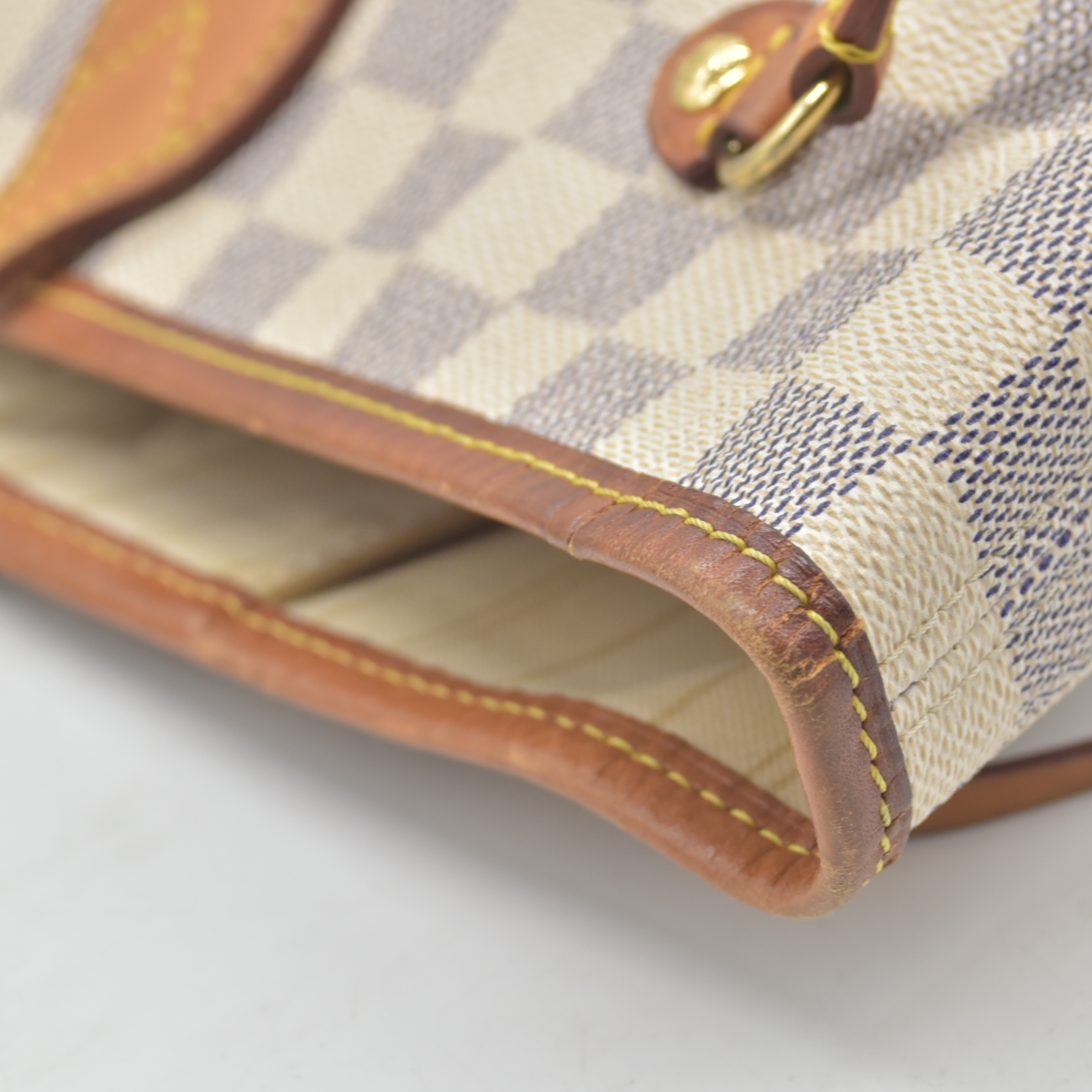 $2130 2014 Louis Vuitton  Damier Azur Neverfull MM AR1134