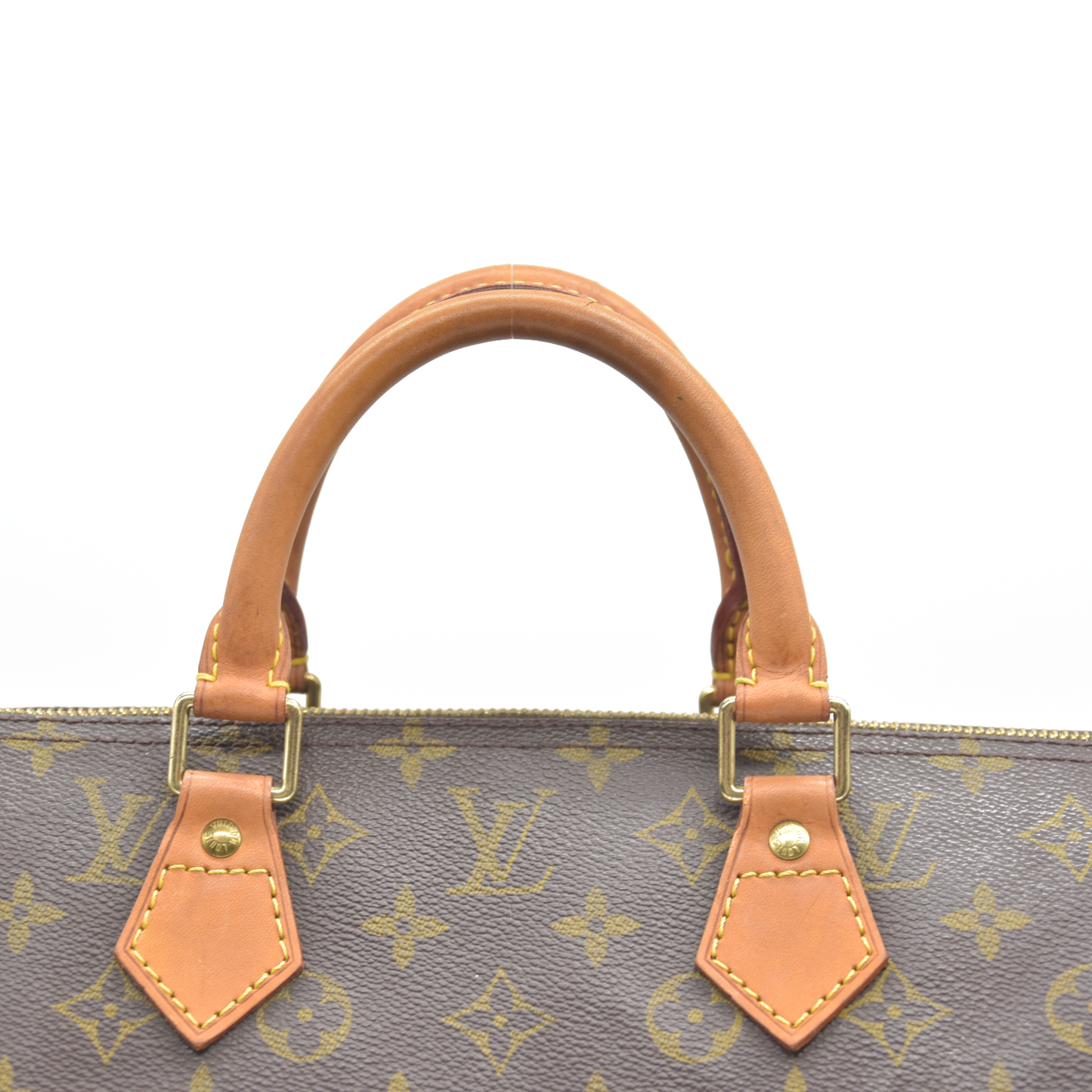 $1660 Louis Vuitton LV Hand Bag Speedy 35 Brown Monogram CONSIGNMENT AUCTION MB0011