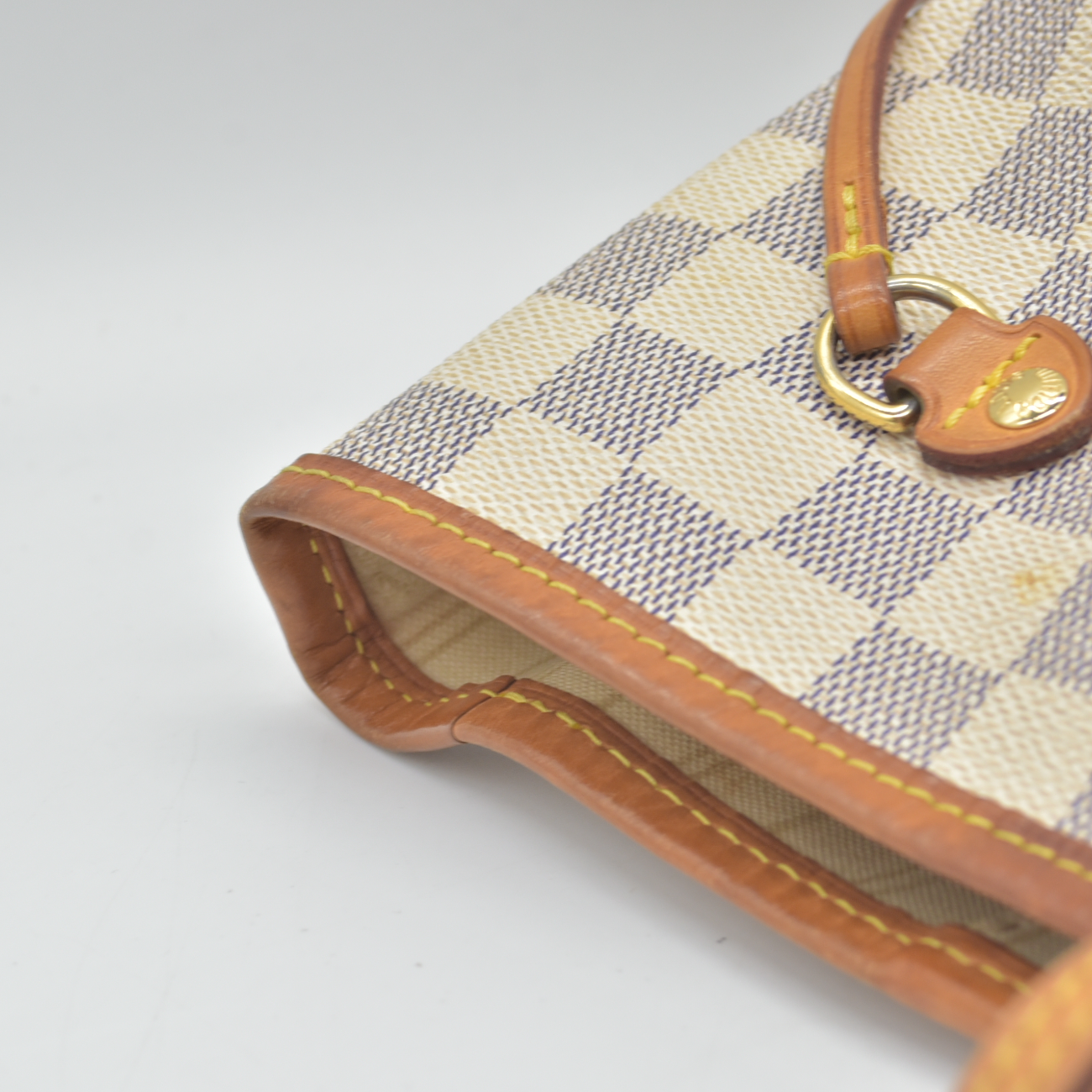 $2130 2014 Louis Vuitton  Damier Azur Neverfull MM AR1134