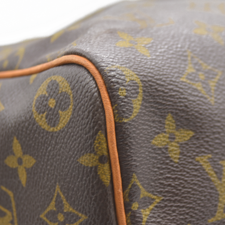 $1660 Louis Vuitton LV Hand Bag Speedy 35 Brown Monogram CONSIGNMENT AUCTION MB0011