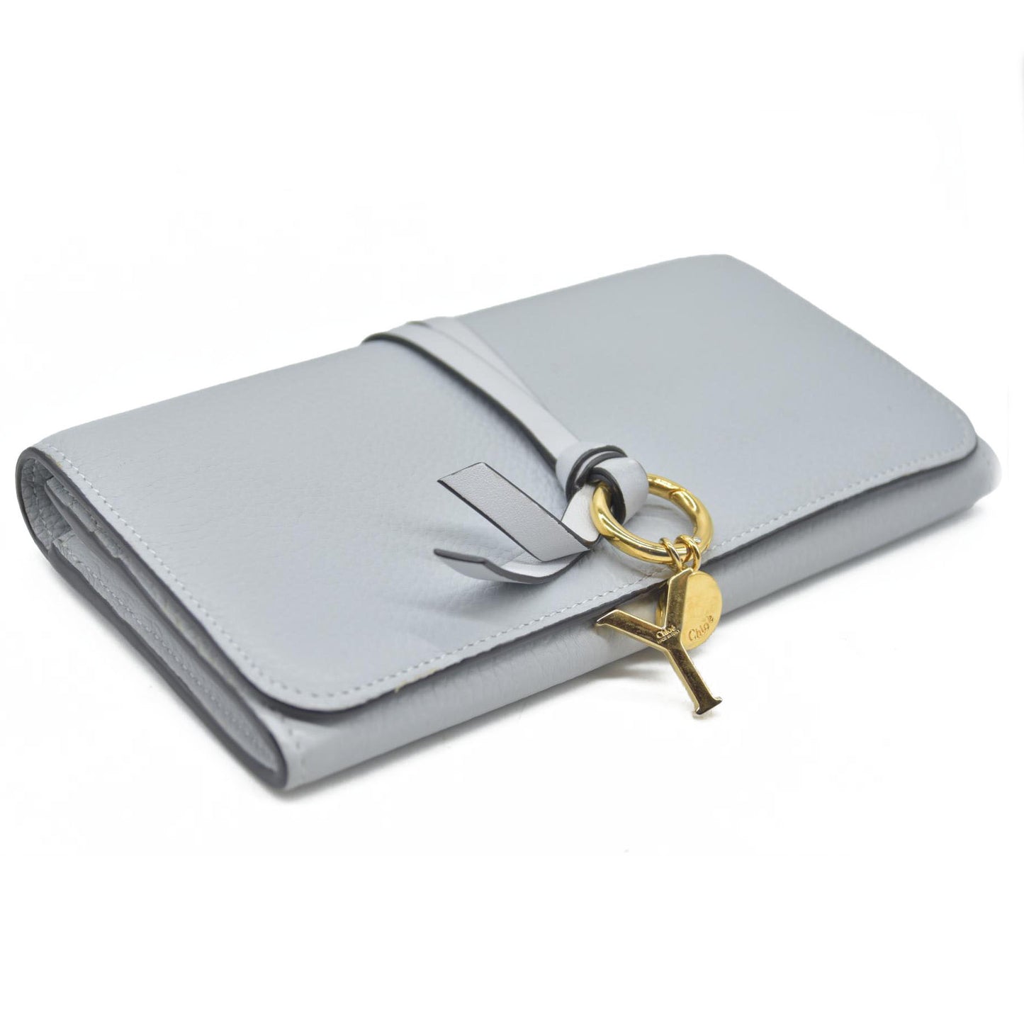 AUCTION $595 Chloe Alphabet Leather Bifold Long Wallet