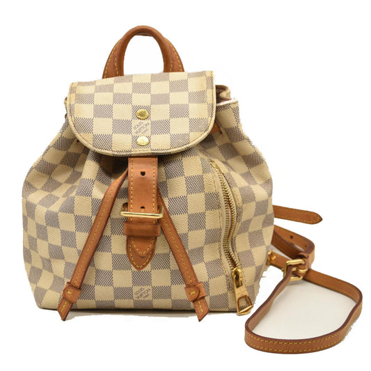 LOUIS VUITTON  Damier Azur Sperone BB Backpack