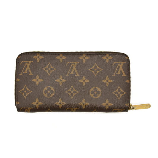 LOUIS VUITTON Monogram Zippy Wallet Rose Ballerine