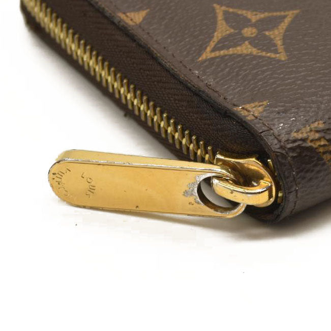 LOUIS VUITTON Monogram Zippy Wallet Rose Ballerine