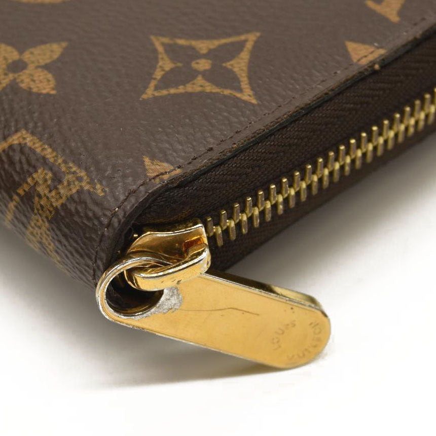 LOUIS VUITTON Monogram Zippy Wallet Rose Ballerine