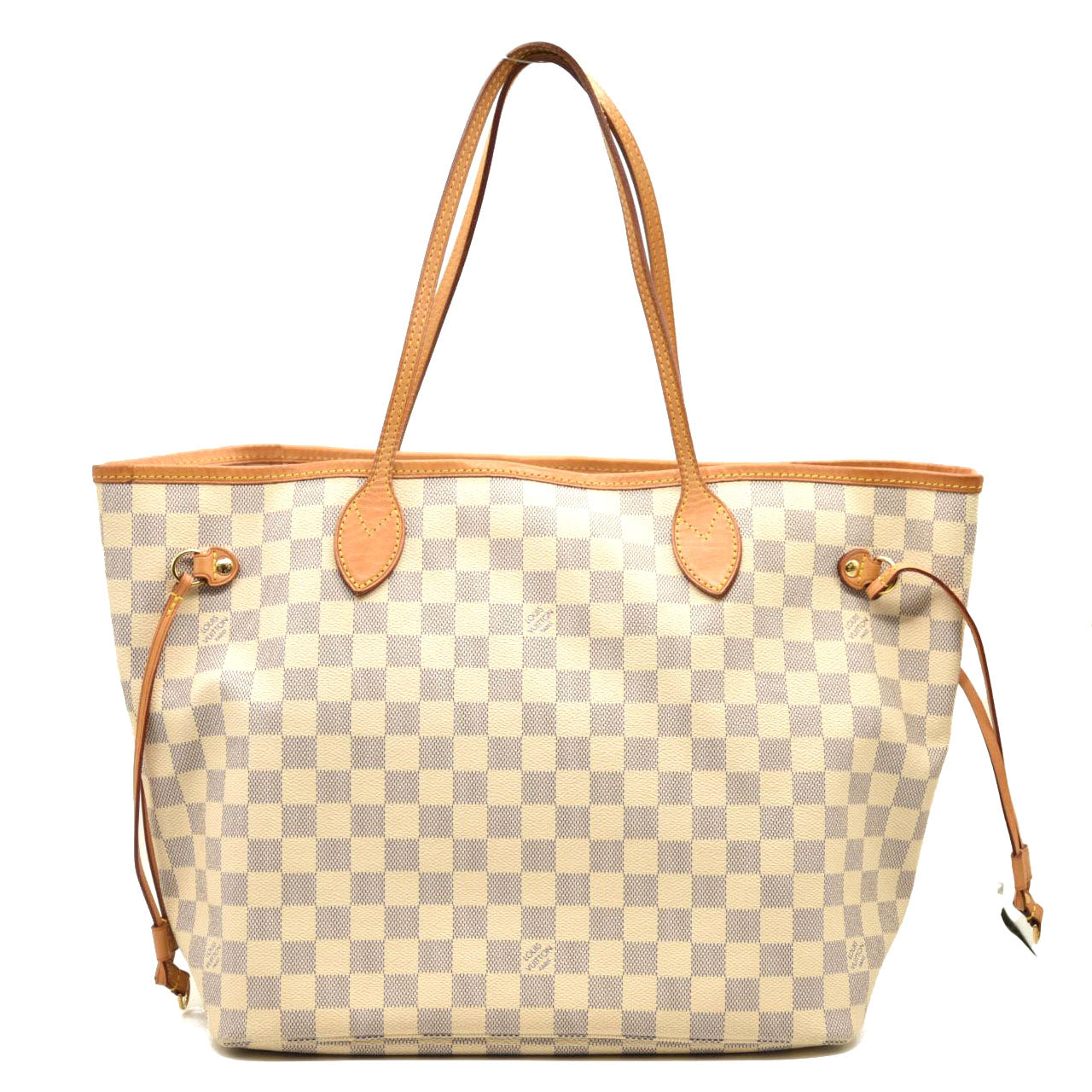 Louis Vuitton Damier Azur Neo Neverfull MM Rose Ballerine with Pouch FL2128