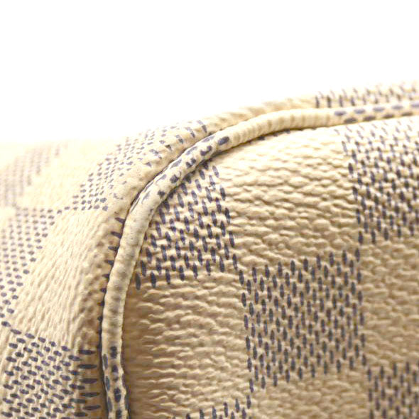 Louis Vuitton Damier Azur Neo Neverfull MM Rose Ballerine with Pouch FL2128