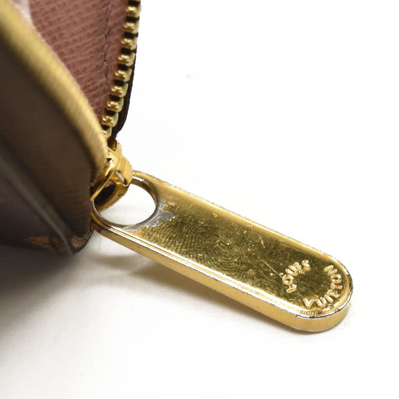 LOUIS VUITTON Monogram Zippy Wallet Rose Ballerine